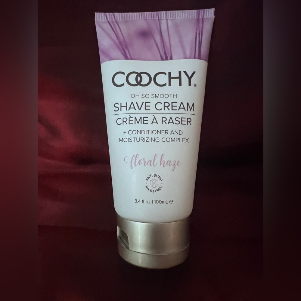 COOCHY shave cream.  Floral Haze